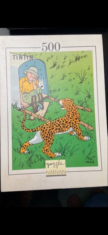 Puzzle 500 pièces Tintin au Congo