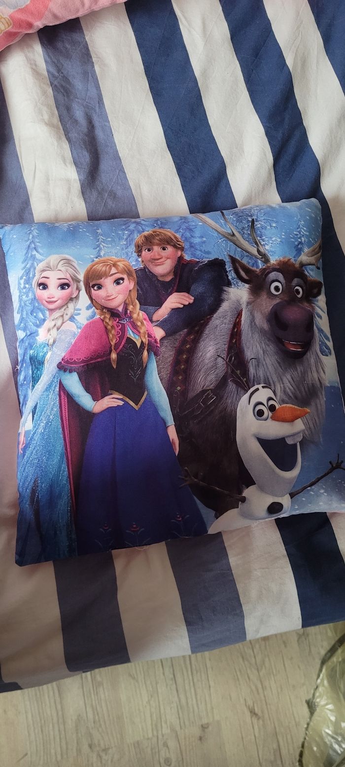 Coussin la reine des neiges