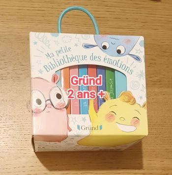 LOT 6 LIVRES : Ma petite bibliothèque des émotions Gründ 2 ans +