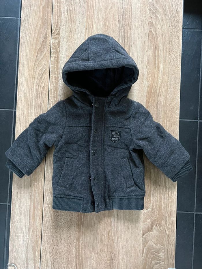 Manteau chaud capuche 6 mois Gemo