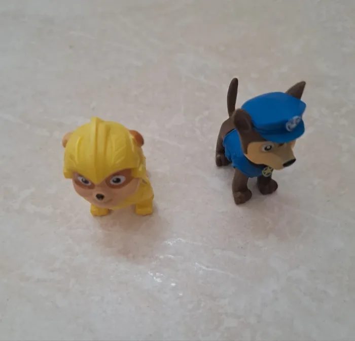 Lot de 2 figurines Pat Patrouille en TBE