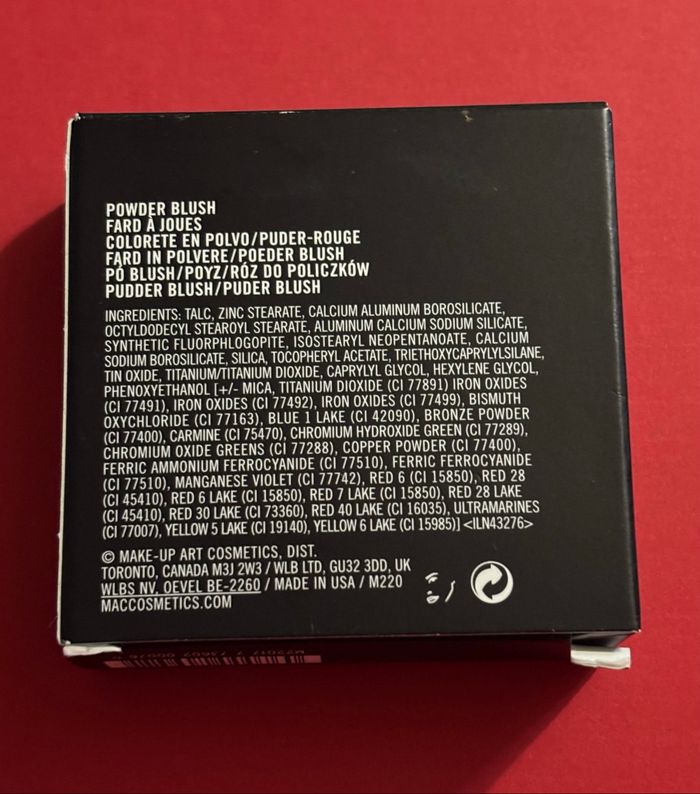 Blush de la marque Mac - teinte pêche - photo numéro 3