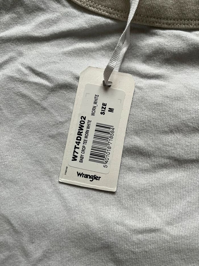 T-shirt court Wrangler color block M neuf avec étiquette - photo numéro 4
