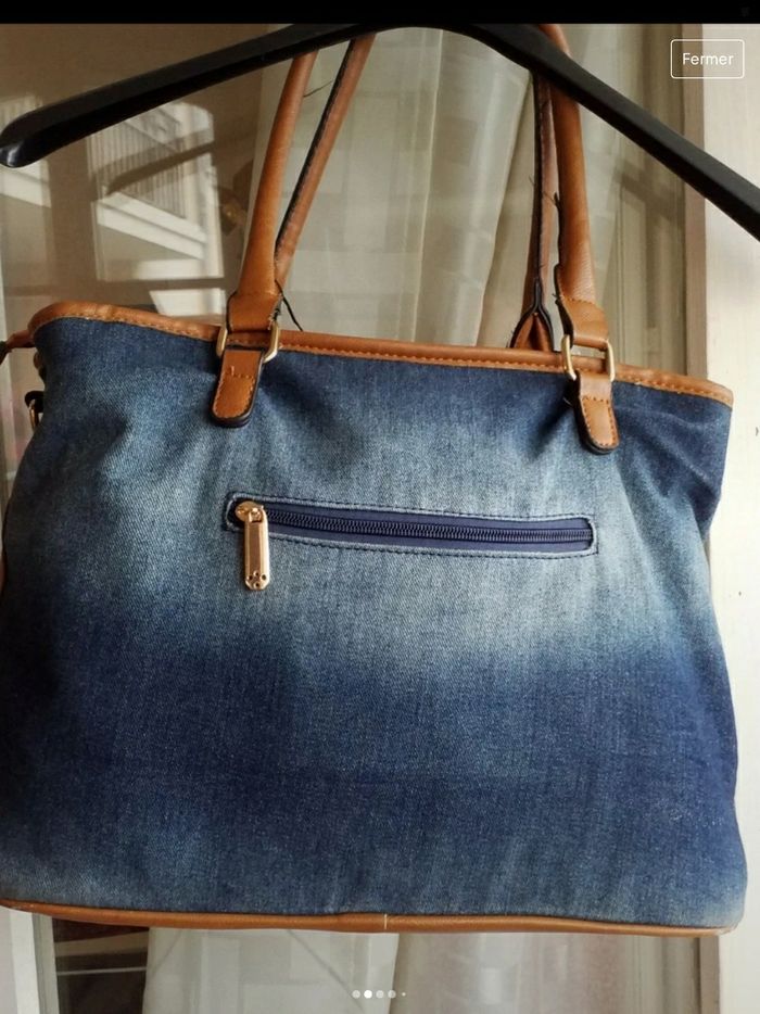 Sac à main jeans bon état - photo numéro 2