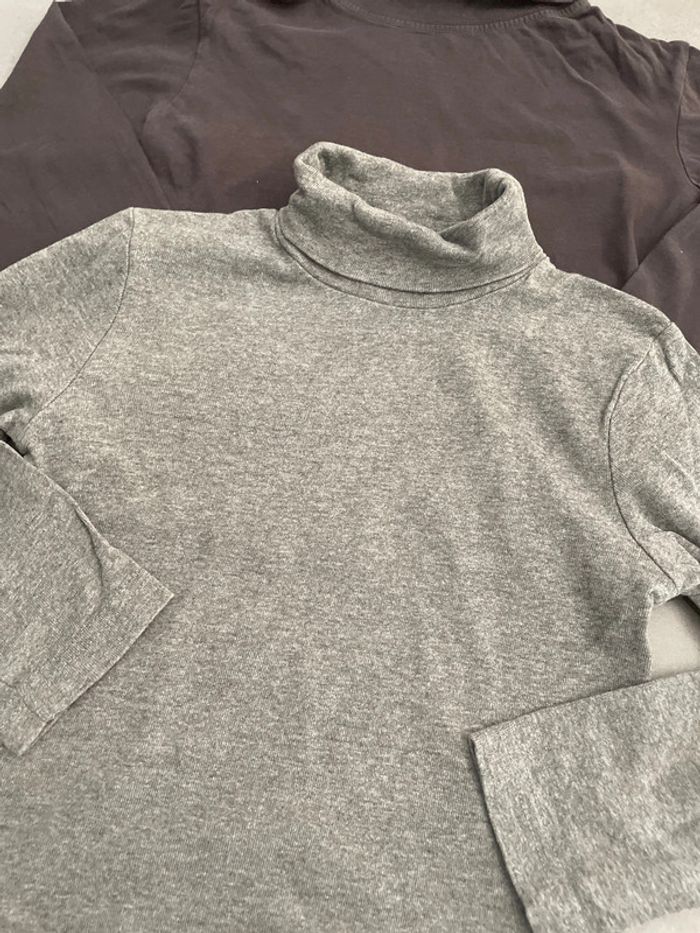 Lot ensemble sous pull haut col roule vêtement garçon 6 ans - photo numéro 6