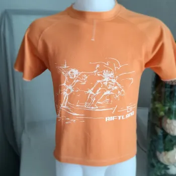Tee-shirt ado orange "Suntime" taille XS