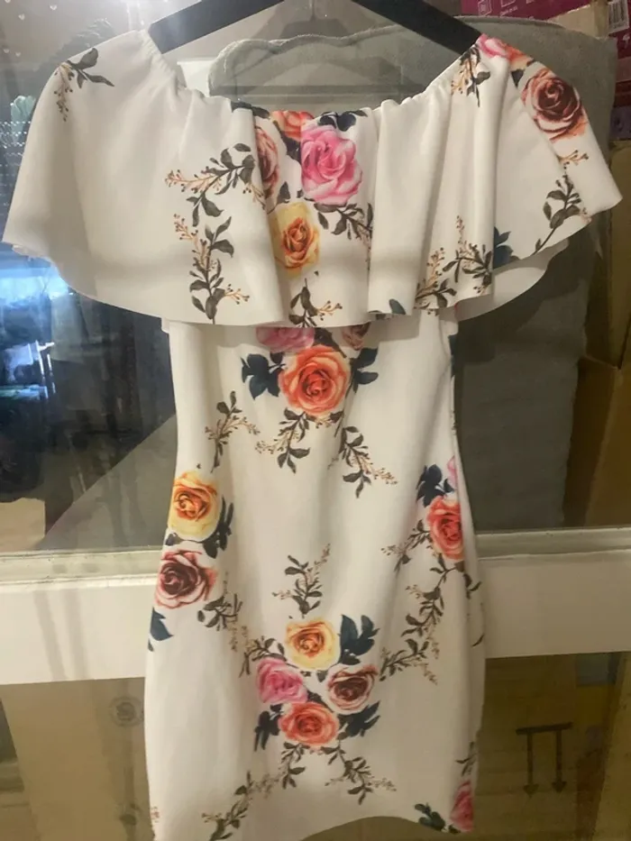 Robe fleurie ceintree taille unique - photo numéro 9