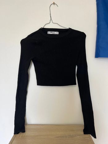crop top manche longue