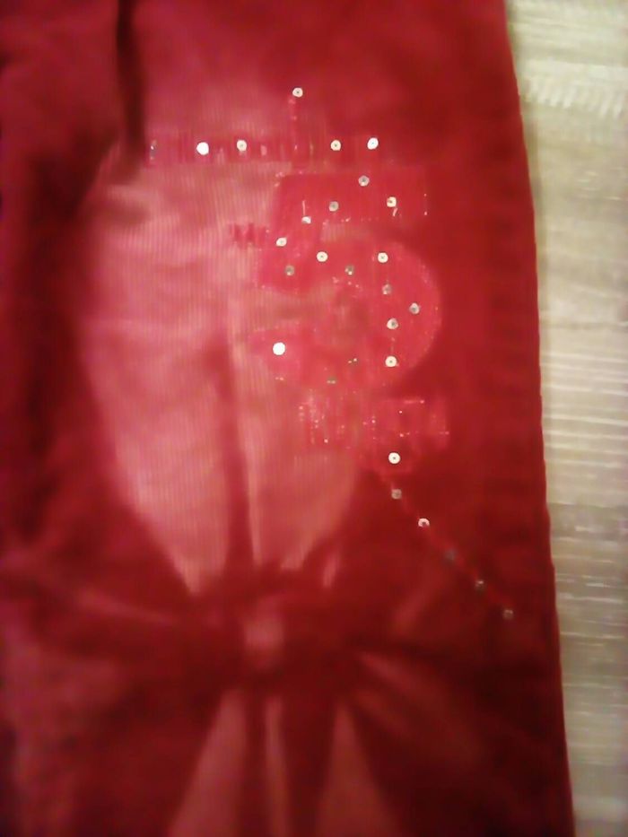 Pantalon confort velours rouge "5"(Pant3) - photo numéro 4