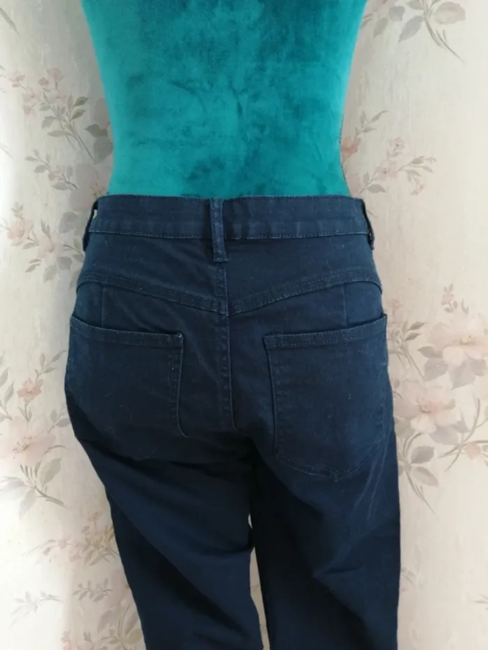 Pantalon bleu marine skinny push up avec poches / terranova / (42) - photo numéro 7