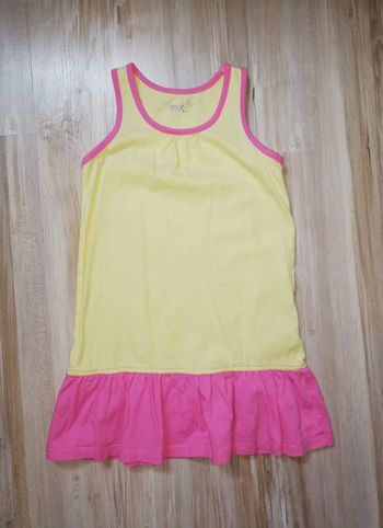 Robe d'été Tex 3 / 4 ans jaune et rose #Fille3 ans