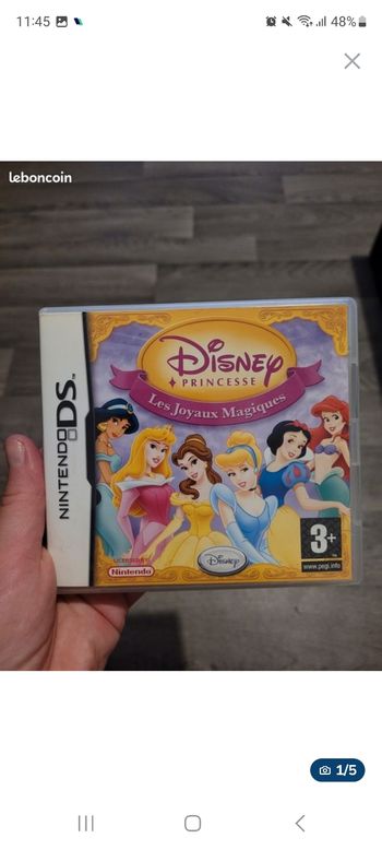 Jeu Nintendo DS Disney Princesse💕