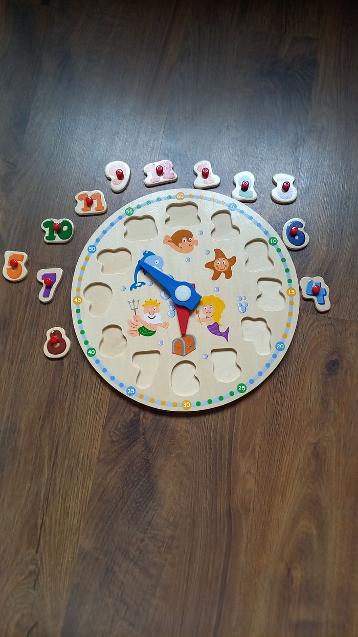 Horloge en bois Playtive - photo numéro 2