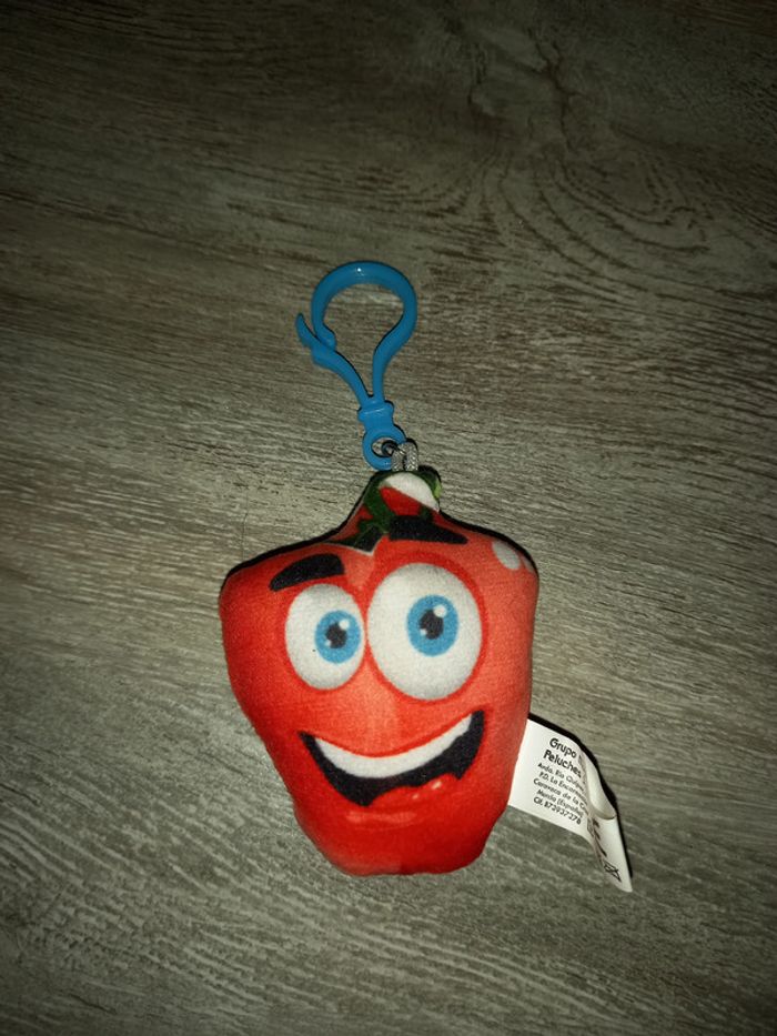 porte clé fraise peluche - photo numéro 2