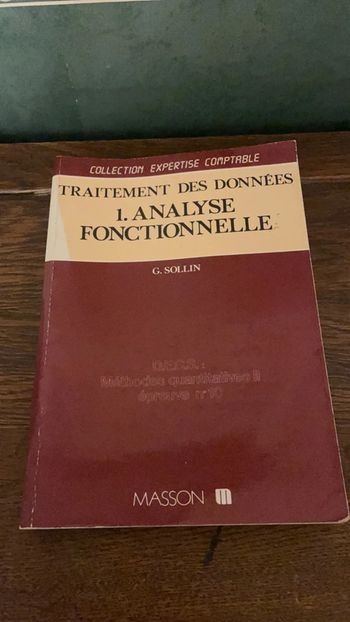 Analyse fonctionnelle - Traitement des données