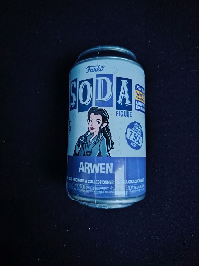 Pop soda Arwen The Lord of the Rings Winter Convention 2022 Limited Edition