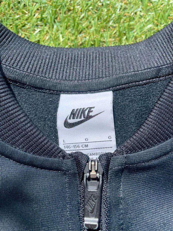 Veste Nike noire zippée – bandes logo - photo numéro 5