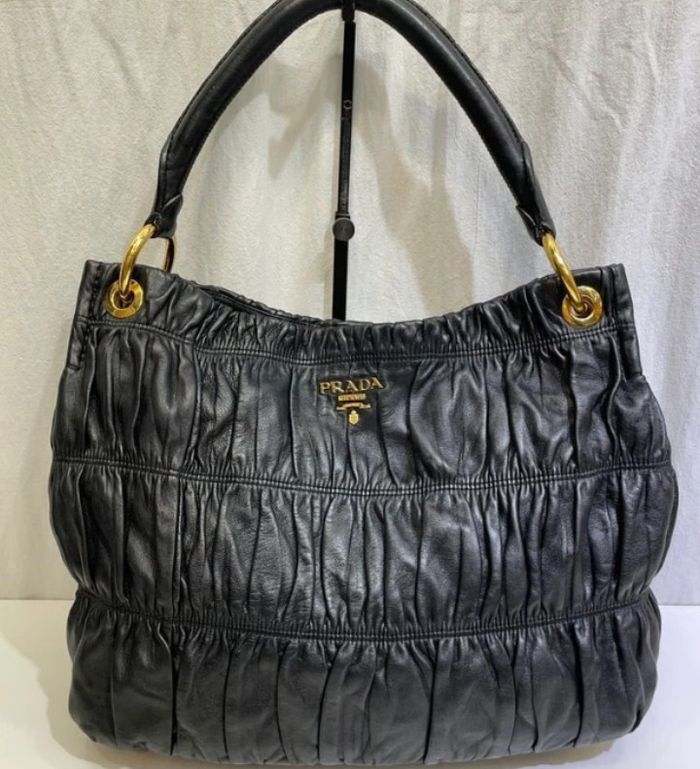 Sac à main Prada et épaule en nappa de agneau BR4730 136236850, en excellent état. - photo numéro 2