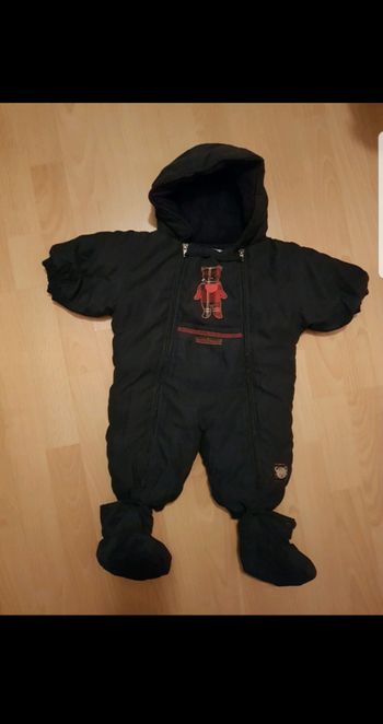 Combinaison pilote à capuche bébé mixte taille 3 mois