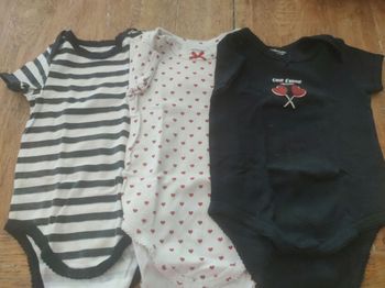 Lot de 3 bodies Vertbaudet