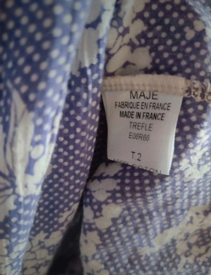 Robe Maje fleurie taille 2 – style bohème chic - photo numéro 5