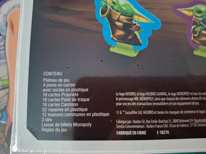 Monopoly Star Wars l'enfant The Child - photo numéro 7