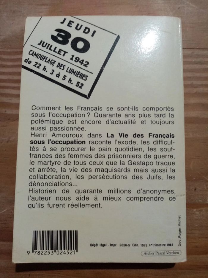La vie des français sous l' occupation - photo numéro 2