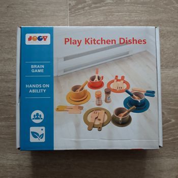 Jouet set de cuisine en bois NEUF