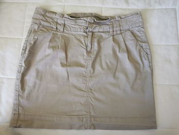 Jupe beige style barroudeur