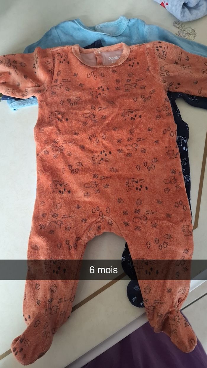 Lot pijamas 6 mois - photo numéro 10