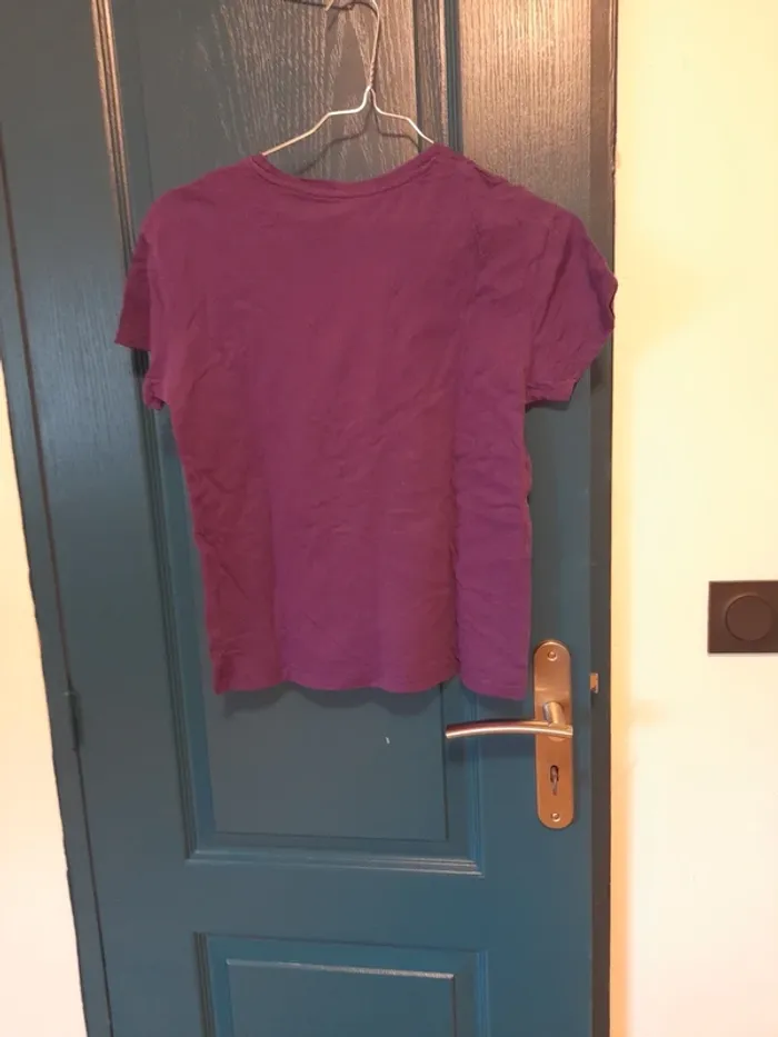 T shirt violet taille s - photo numéro 3