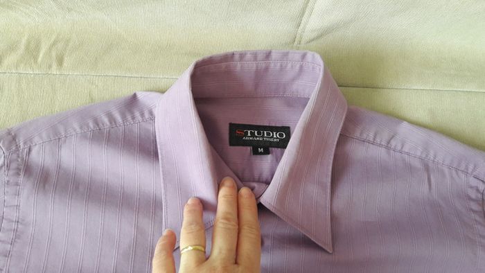 Chemise Armand Thiery taille M, couleur lila - photo numéro 3