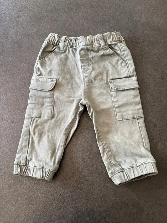 Pantalon treillis kaki