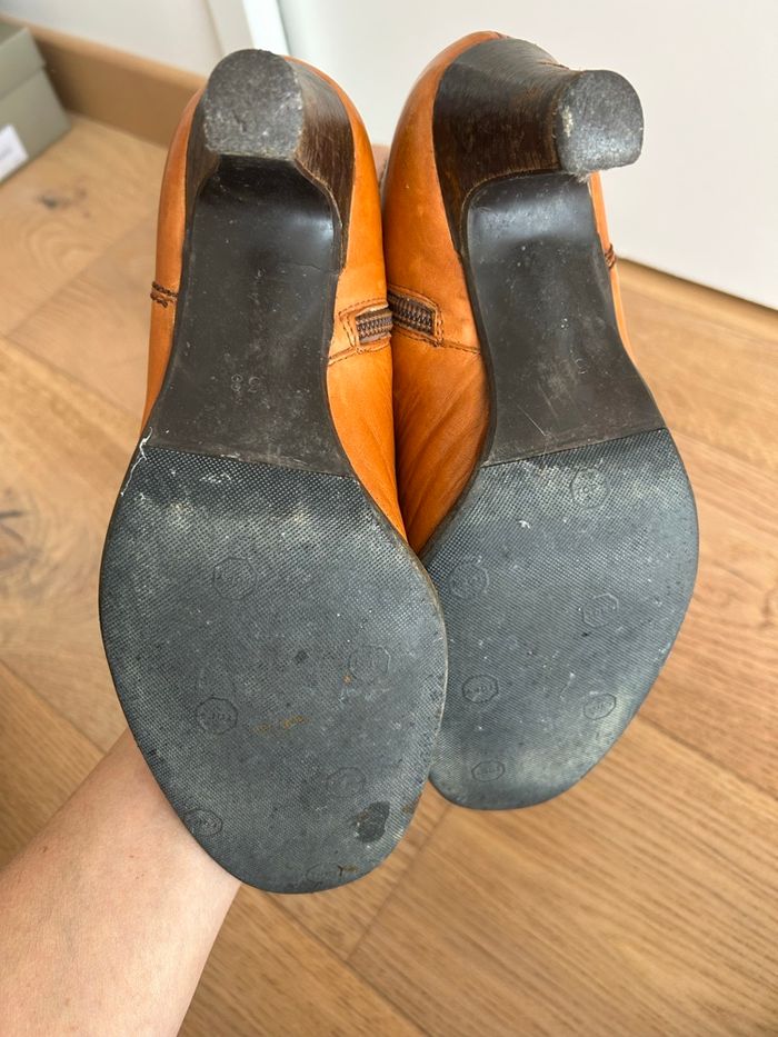 Bottes hautes cuir Billi Bi - photo numéro 4