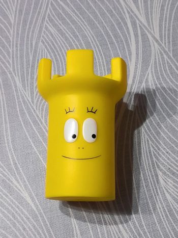 Plastoy tour jaune famille Barbapapa