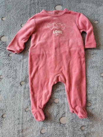 Pyjama velours 6 mois