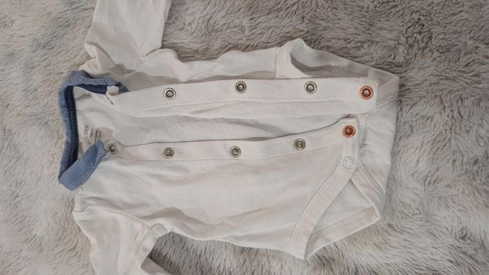 Body avec col Obaïbi taille 1 mois - photo numéro 4