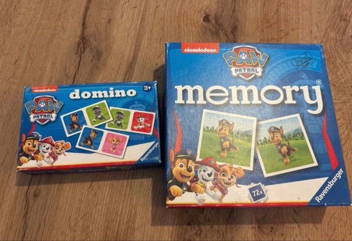 Memory et domino Pat patrouille