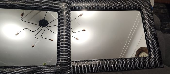 2 cadre miroir effet pailleté - photo numéro 2
