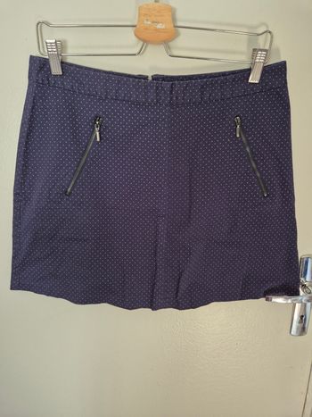 Magnifique jupe marine avec poches taille 42