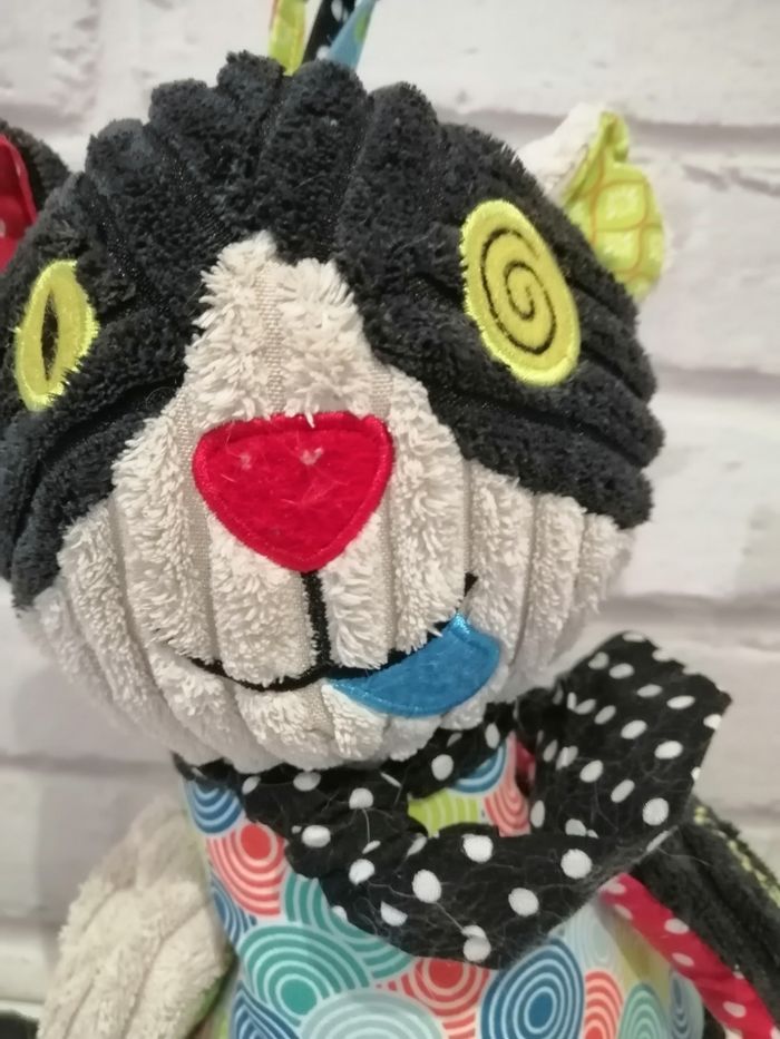 Peluche doudou chat les deglingos - photo numéro 2