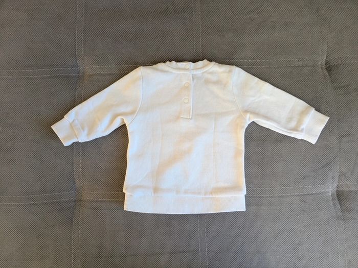 Pull blanc taille 3 mois - photo numéro 2