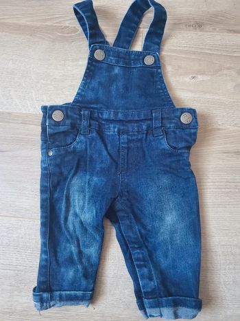 🌴 Salopette fille en jean taille 3 mois