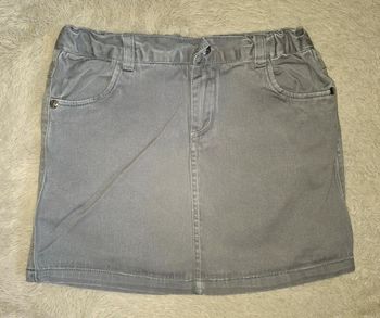 Jupe droite grise 10 ans