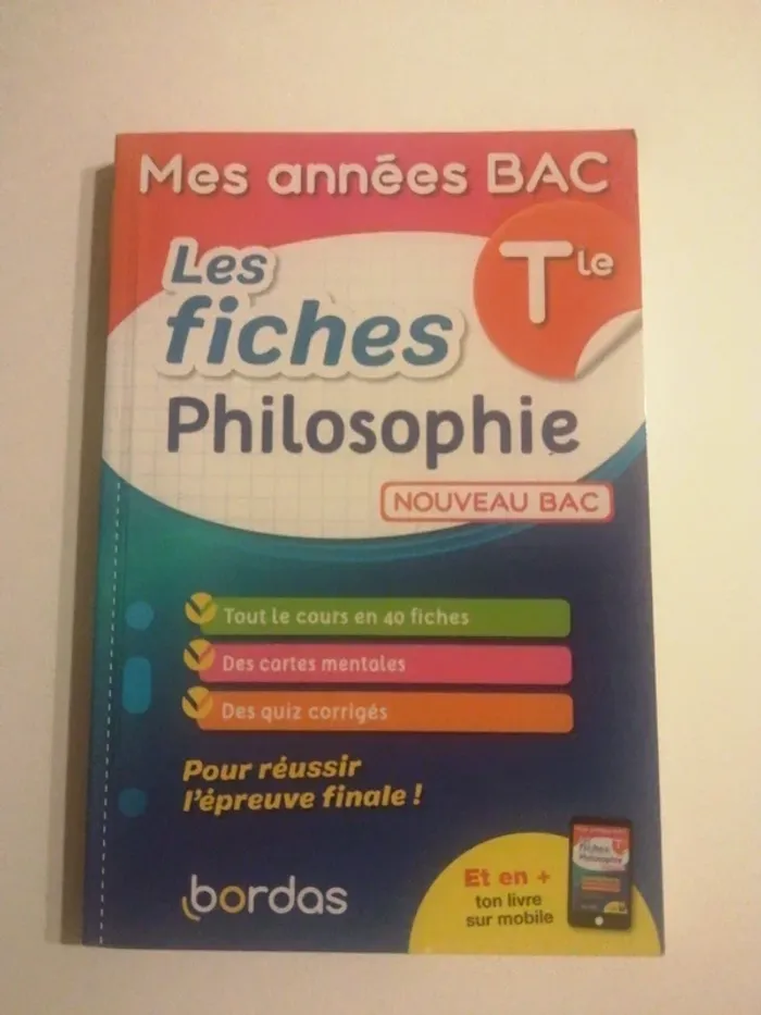 Fiches Philosophie Bac Terminale