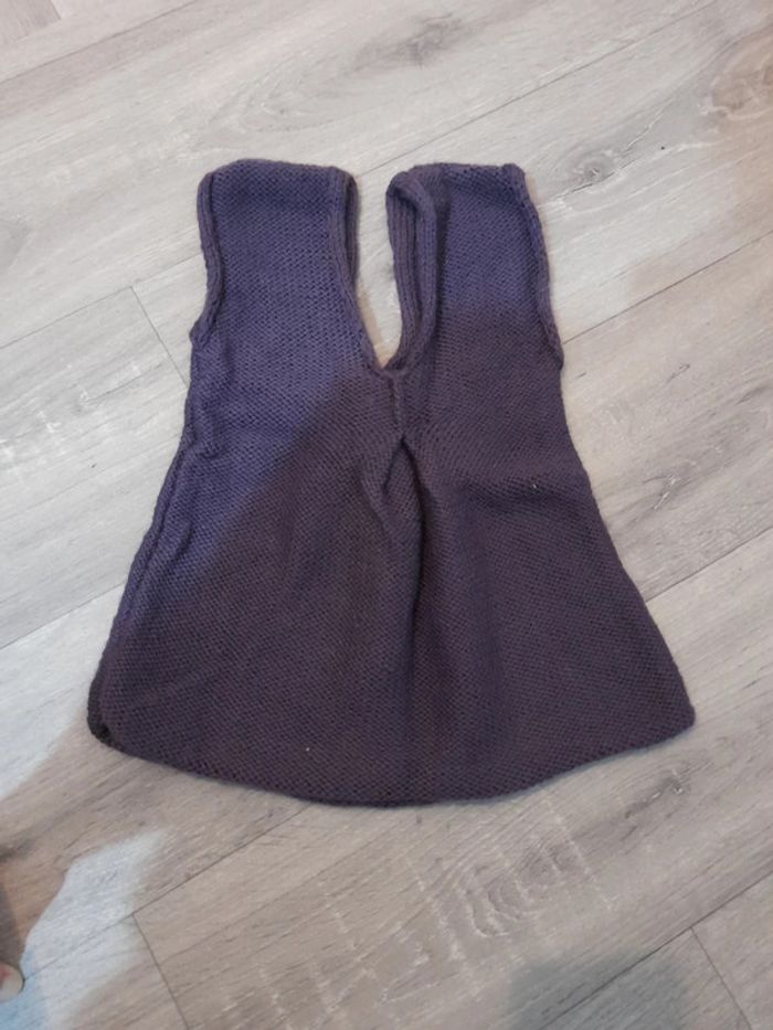 Ensemble robe en laine et chaussons 6/9 mois - photo numéro 4