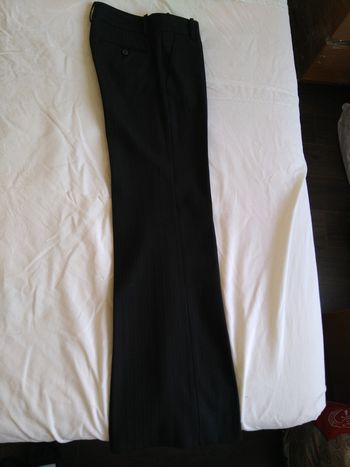 Pantalon femme marron coupe droite taille 34