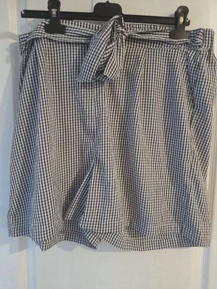 Short Vichy noir et blanc 46