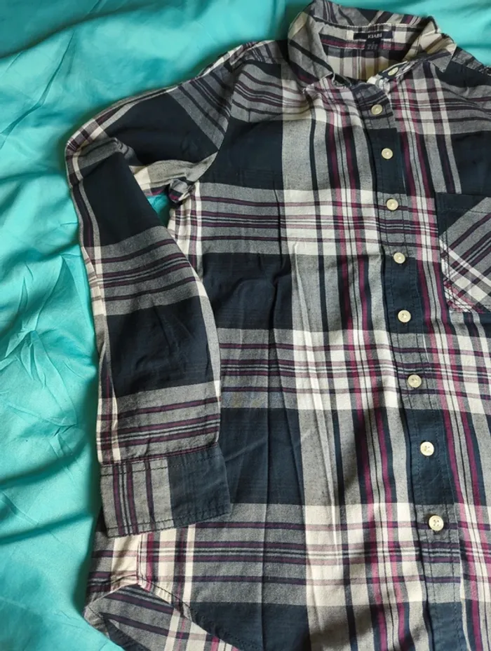 Chemise à carreaux femme - photo numéro 3