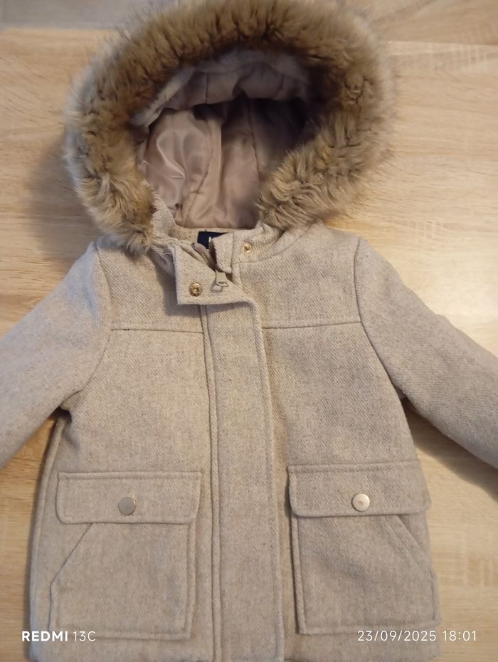 Manteau bébé fille